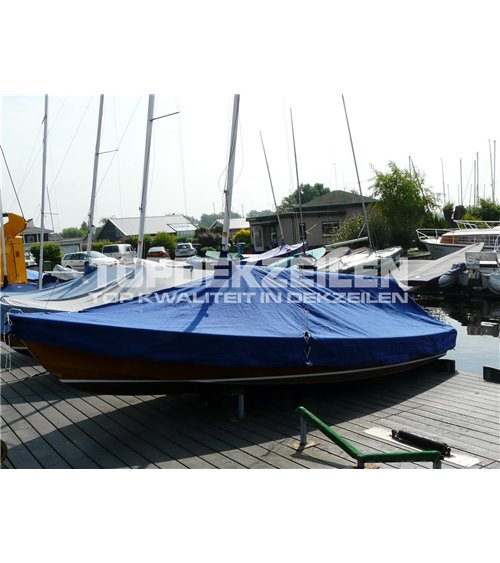 Flying Arrow Spanker boatcover Bisonyl Dark Marine blue