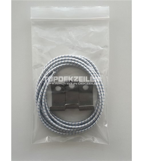 RVS Haken voor de Polyvalk (rechte stootrand)