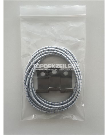 RVS Haken voor de Polyvalk (rechte stootrand)