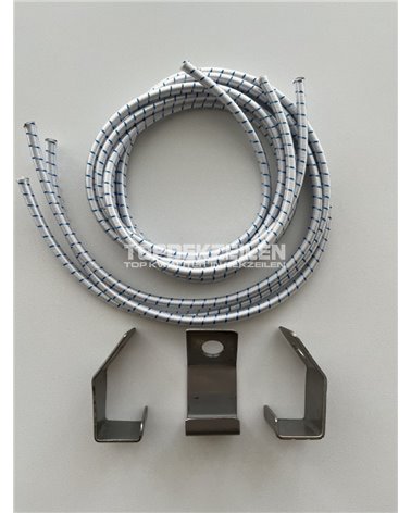 RVS Haken voor de Polyvalk (rechte stootrand)