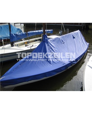 16m2 boatcover Bisonyl Dark Marine blue