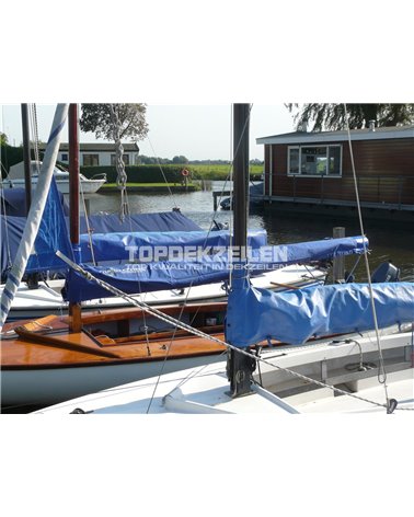 BM boomcover Polycotton Light Marine blue