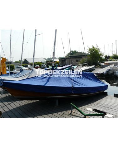 Spanker boatcover Bluetex Navy blue