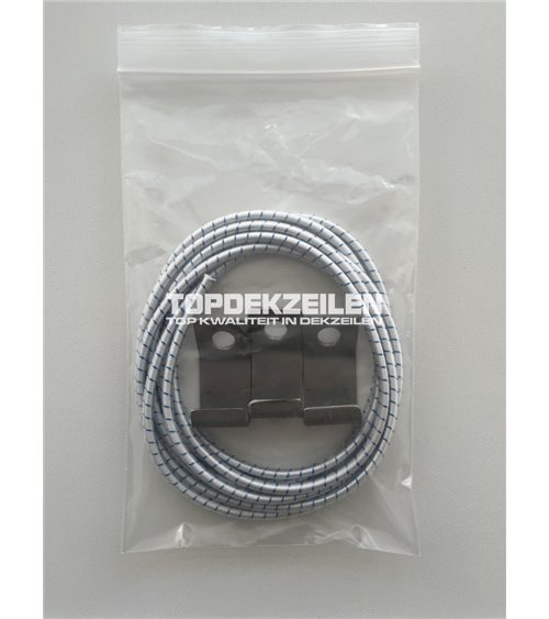 RVS Haken voor de Polyvalk (rechte stootrand)