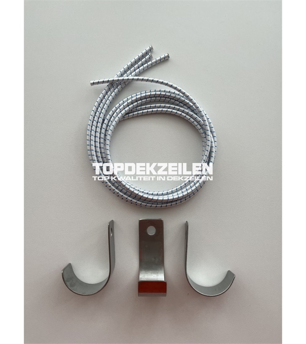 RVS Haken voor de Polyvalk (ronde stootrand)
