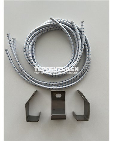 RVS Haken voor de Polyvalk (rechte stootrand)