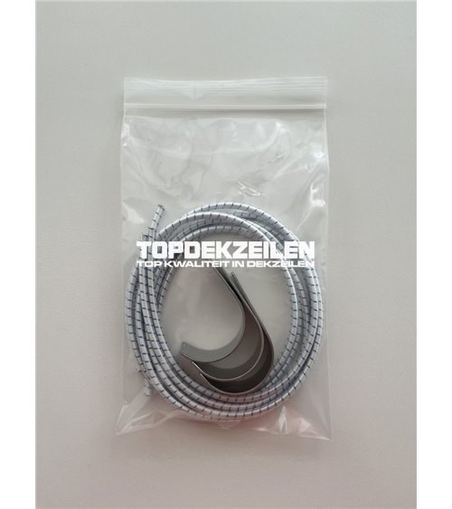 RVS Haken voor de Polyvalk (ronde stootrand)