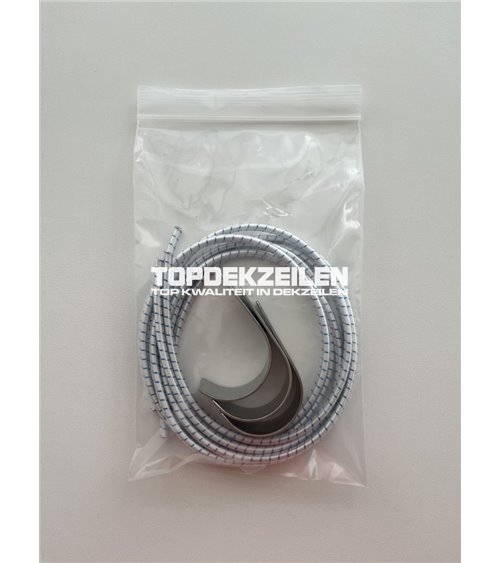 RVS Haken voor de Polyvalk (ronde stootrand)