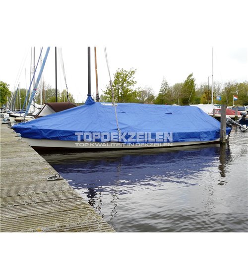 Geuzen Polyvalk dekzeil Bisonyl Dark Marine blue